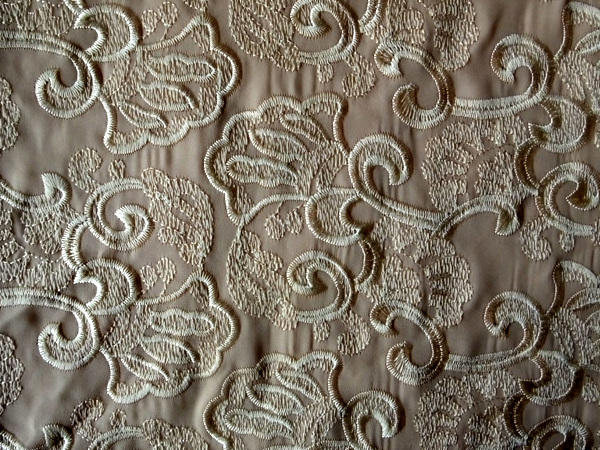 Chiffon embroidery