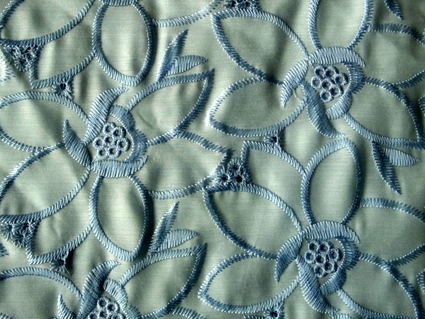 Chiffon embroidery