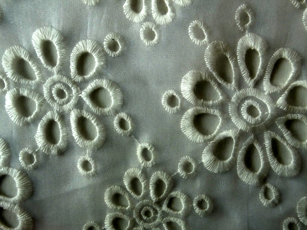 Chiffon embroidery