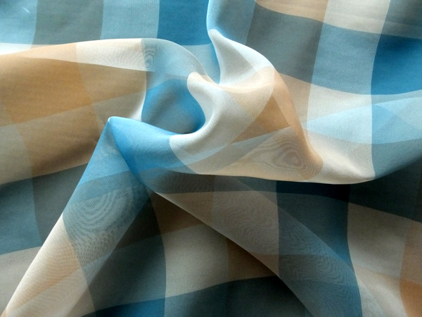 Yarn-dyed chiffon